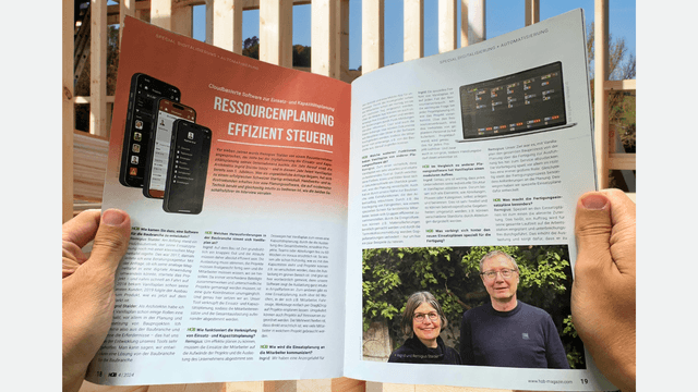 Un'intervista a Vanillaplan sulla rivista internazionale del settore legno HOB!